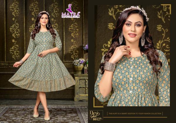 Mayra Desi Girl Designer Long Kurti Collection